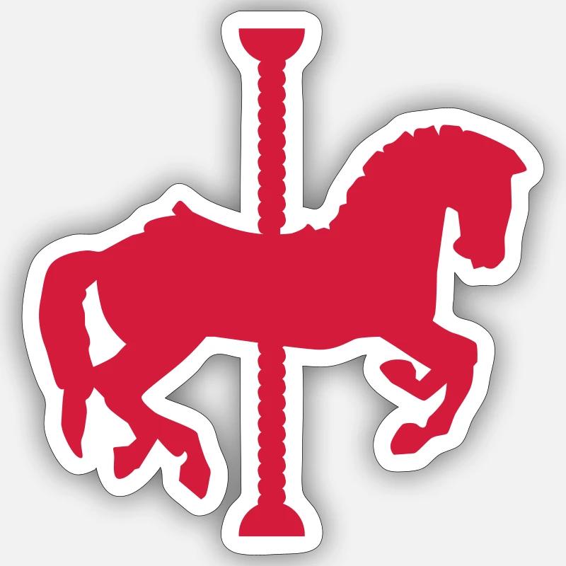 Carousel Sticker size S (10 x 10 cm)