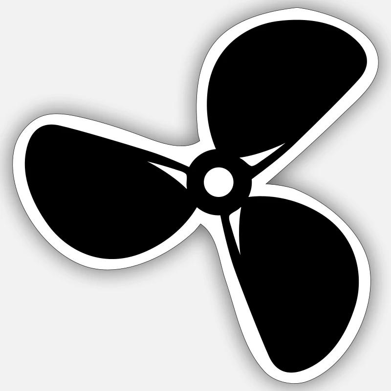 Schiff Sticker Größe S (10 x 10 cm)