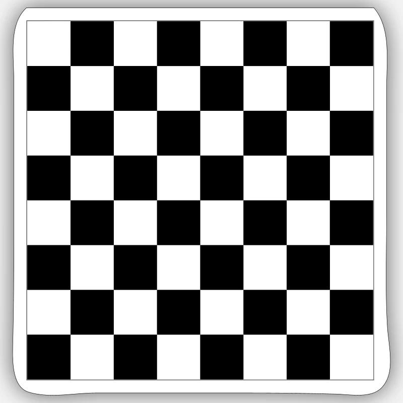 Jeu d’échecs - Vector Design Sticker taille S (10 x 10 cm)