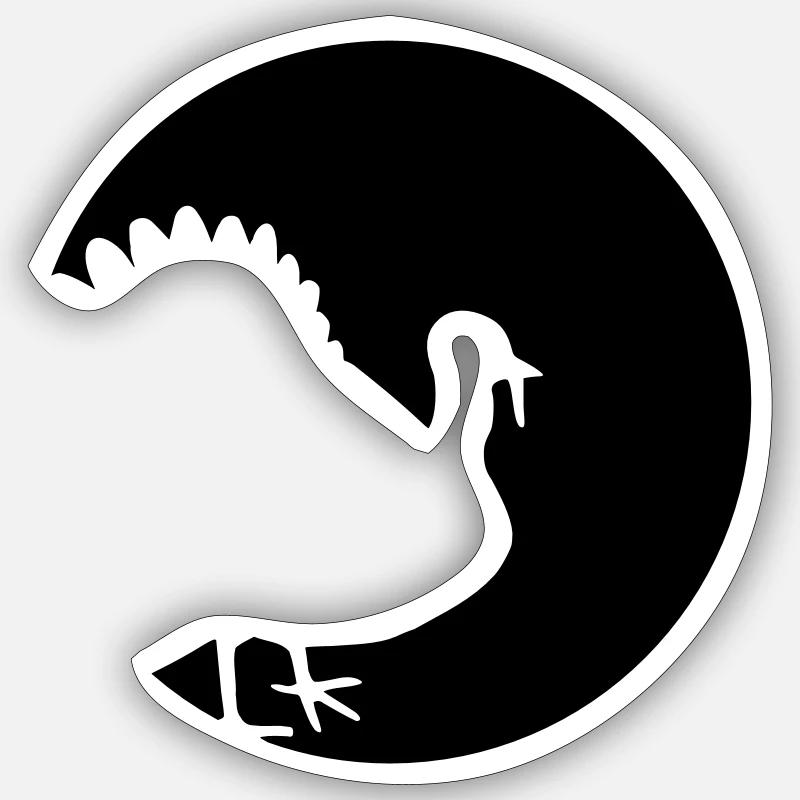 Turkey Sticker size S (10 x 10 cm)