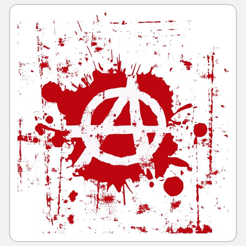 anarchy Sticker size S (10 x 10 cm)