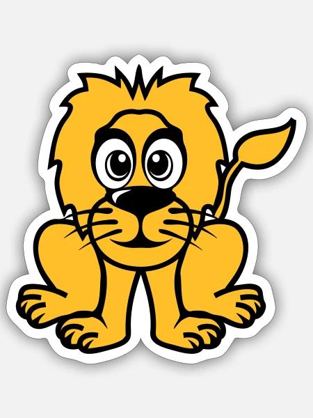  - Sticker size S (10 x 10 cm) - white matte
