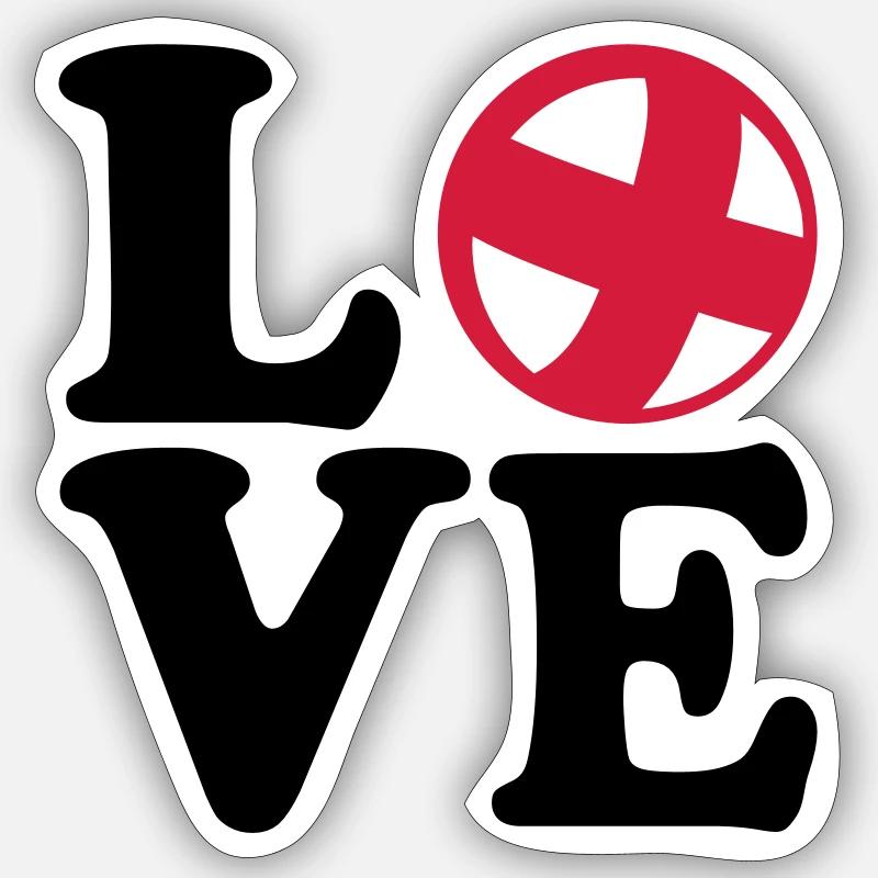 Cycle ball - Sticker size S (10 x 10 cm) - white matte