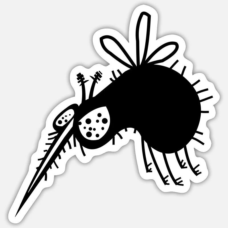 spassbremse - Sticker Größe S (10 x 10 cm) - Mattweiß