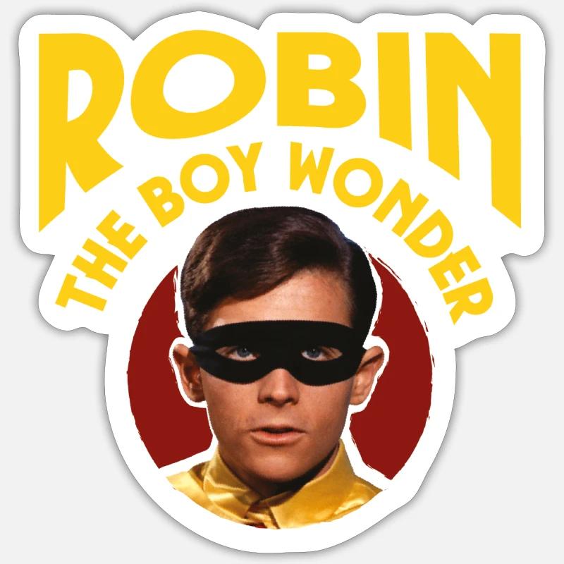 DC Comics Batman Robin The Boy Wonder Actor - Sticker size S (10 x 10 cm) - white matte
