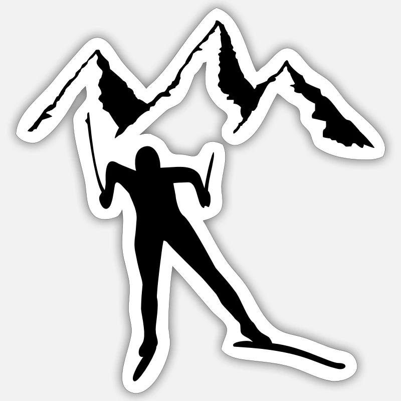 snowy - Sticker size S (10 x 10 cm) - white matte