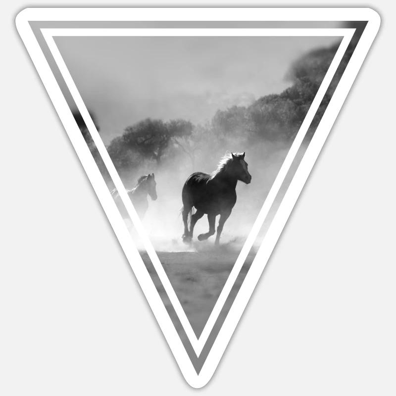cheval Sticker taille S (10 x 10 cm)