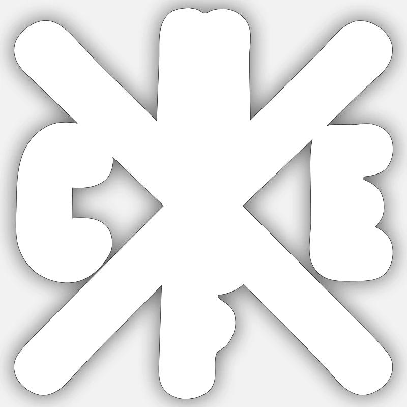 Sticker Größe S (10 x 10 cm) - 