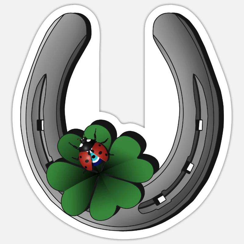 Fer à cheval Sticker taille S (10 x 10 cm)