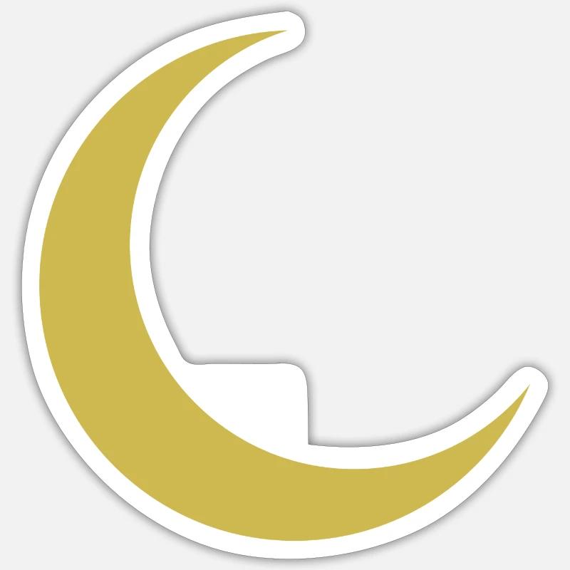 Crescent Sticker size S (10 x 10 cm)