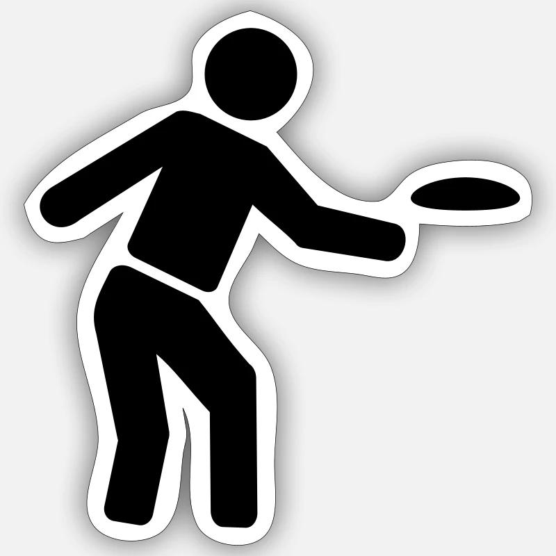 Disc golf Sticker size S (10 x 10 cm)