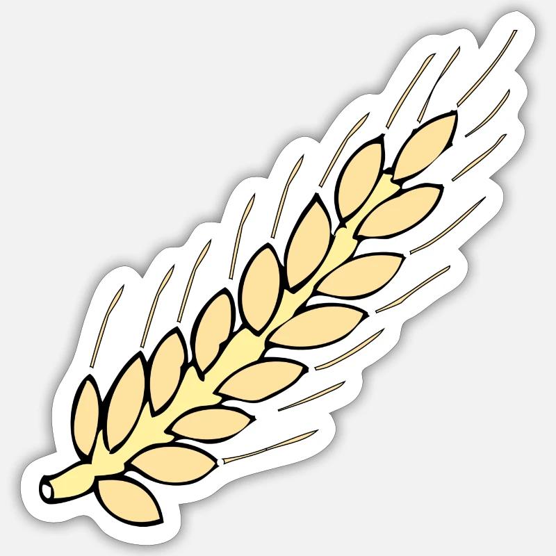Ear - Sticker size S (10 x 10 cm) - white matte