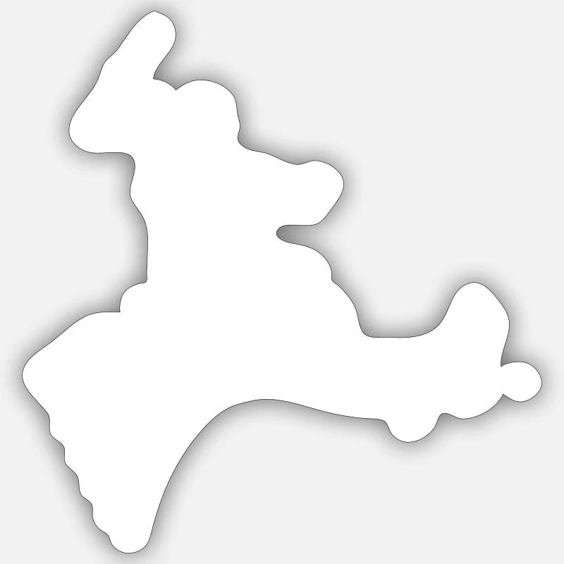 Notes musicales Sticker taille S (10 x 10 cm)