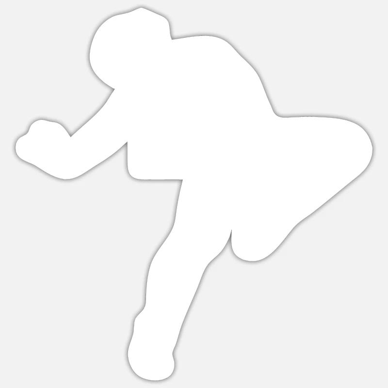 dancer - Sticker size S (10 x 10 cm) - white matte