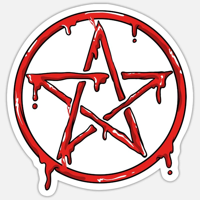 Pentacle Sticker taille S (10 x 10 cm)