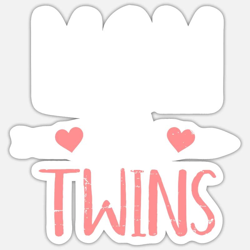 Twins Sticker size S (10 x 10 cm)