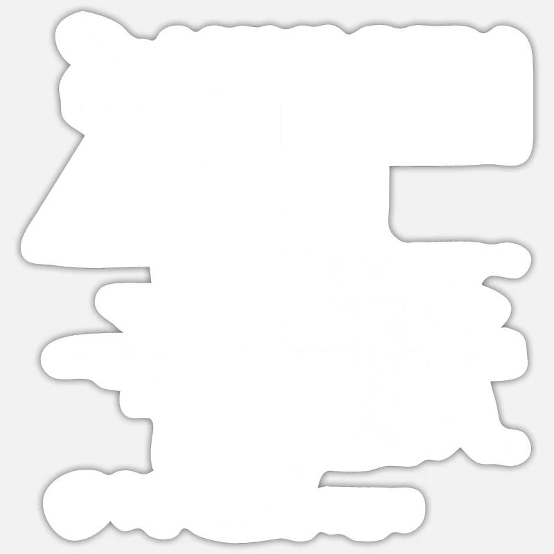 Sonde spatiale voyager 1 blanche - Sticker taille S (10 x 10 cm) - blanc mat
