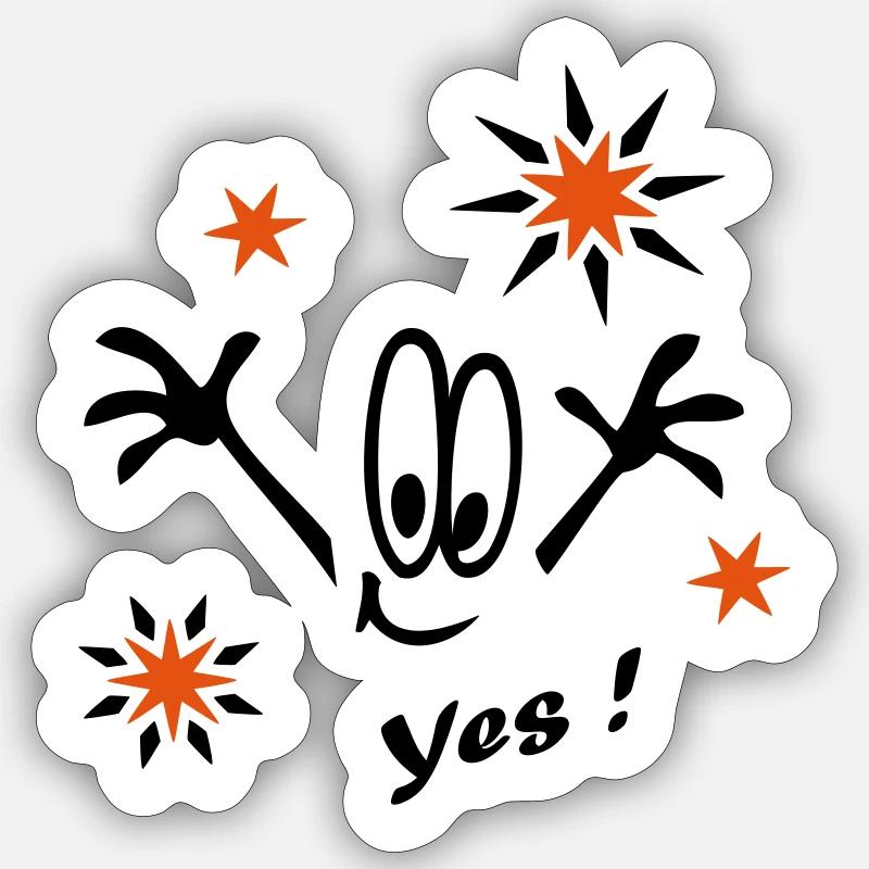 Sticker Größe S (10 x 10 cm) - 