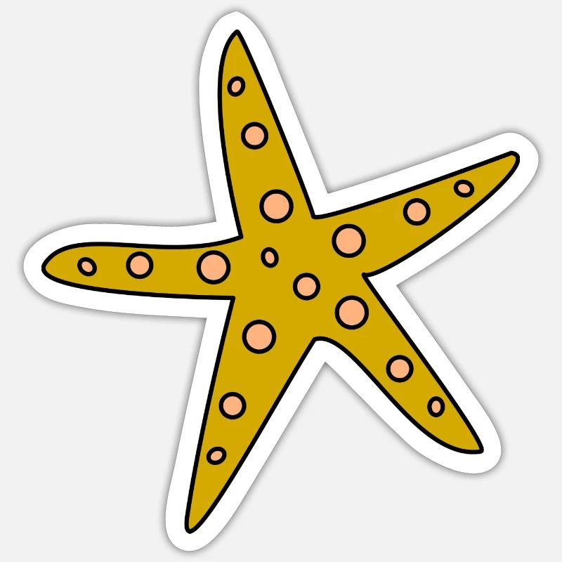 - SEESTERN. ES LEBE DER URLAUB. URLAUB - Sticker Größe S (10 x 10 cm) - Mattweiß