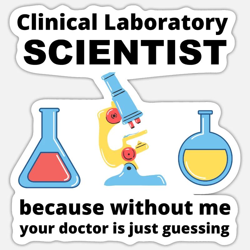 scientifique Sticker taille S (10 x 10 cm)