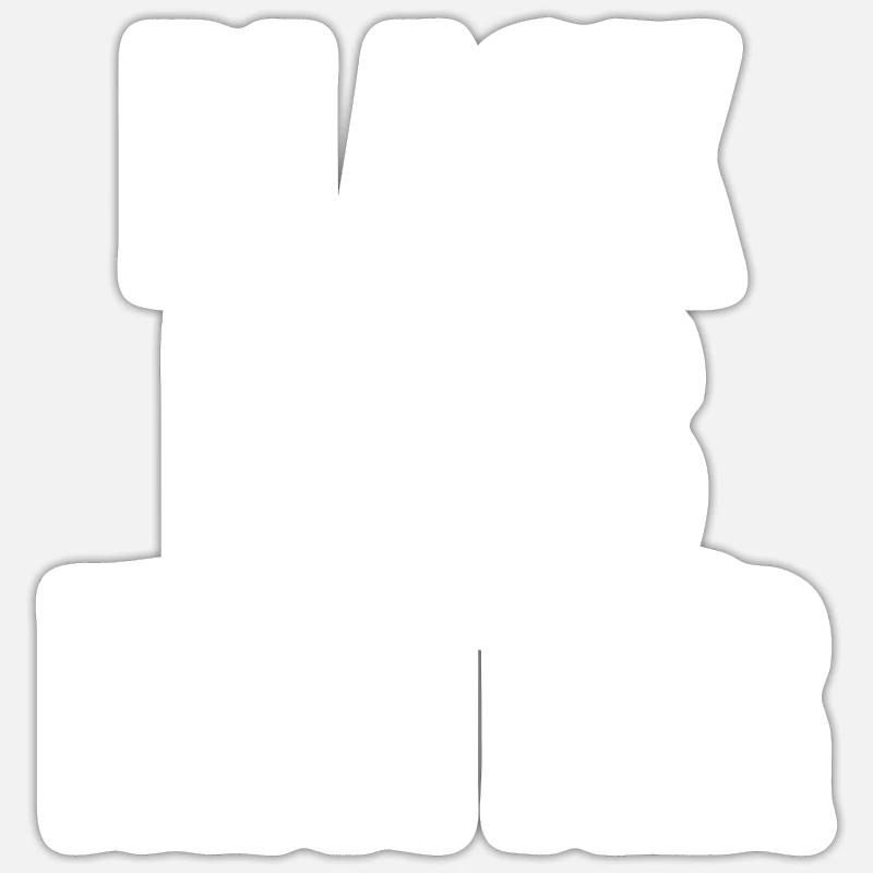 Black Lives Matter - Sticker taille S (10 x 10 cm) - blanc mat
