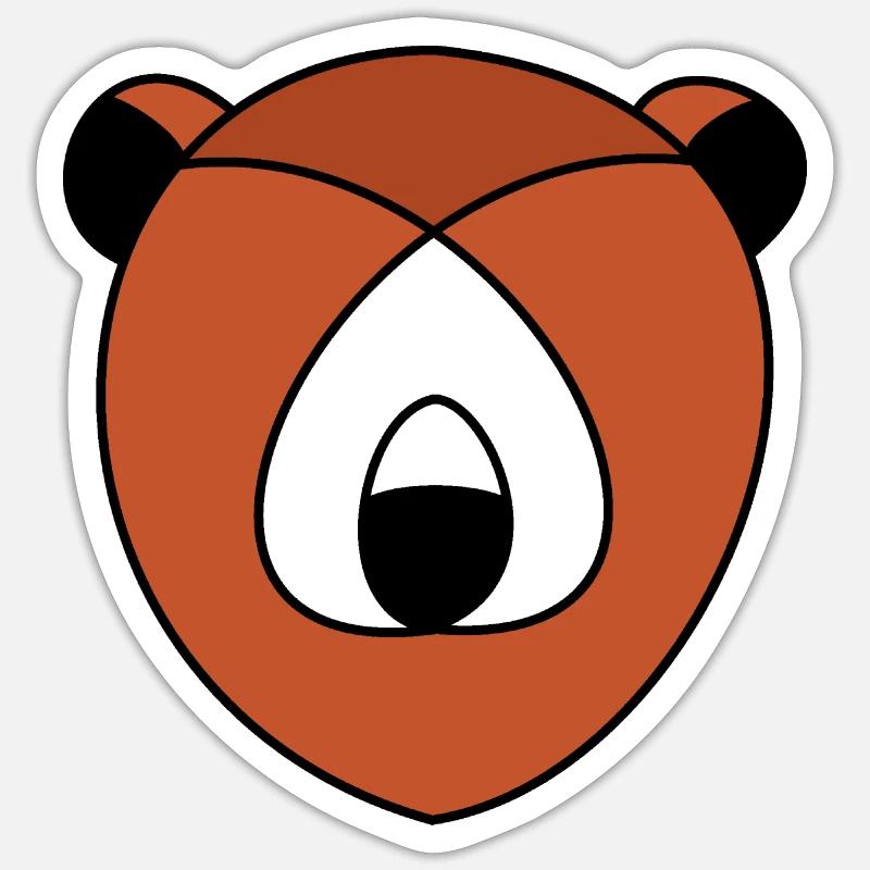 Bear Forest Bears - Sticker size S (10 x 10 cm) - white matte