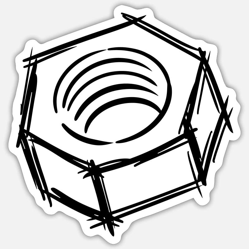 Sticker taille S (10 x 10 cm) - 