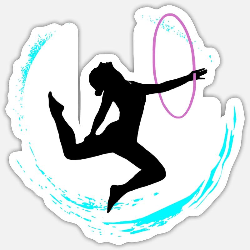 Rhythmic Gymnastics Sticker size S (10 x 10 cm)