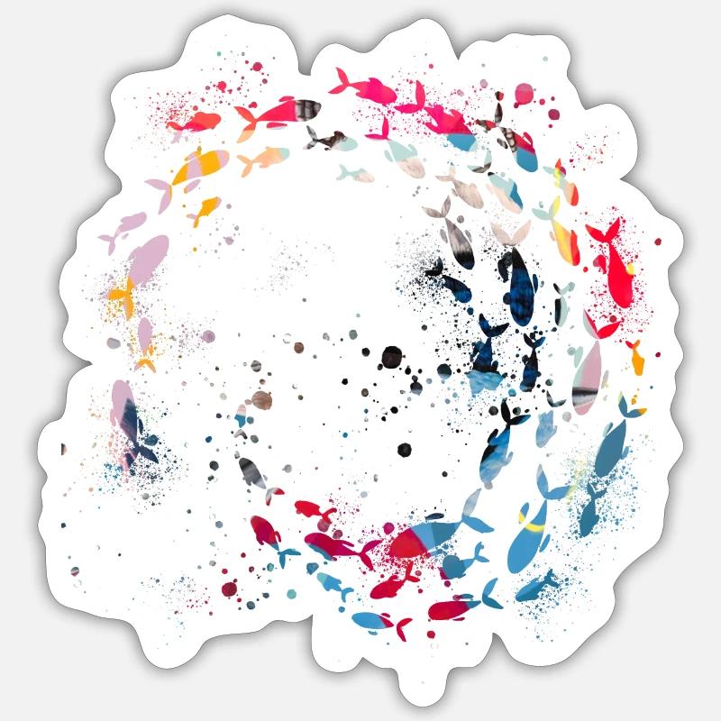 Sticker Größe S (10 x 10 cm) - 