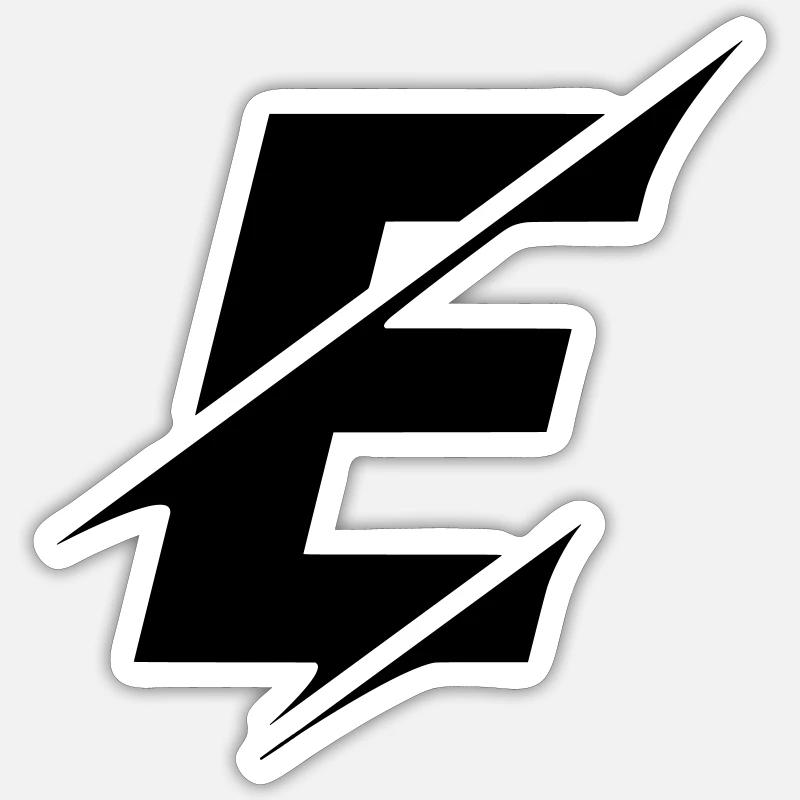 E Sticker size S (10 x 10 cm)