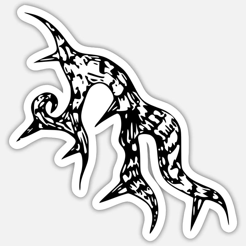 Thorns - Sticker size S (10 x 10 cm) - white matte