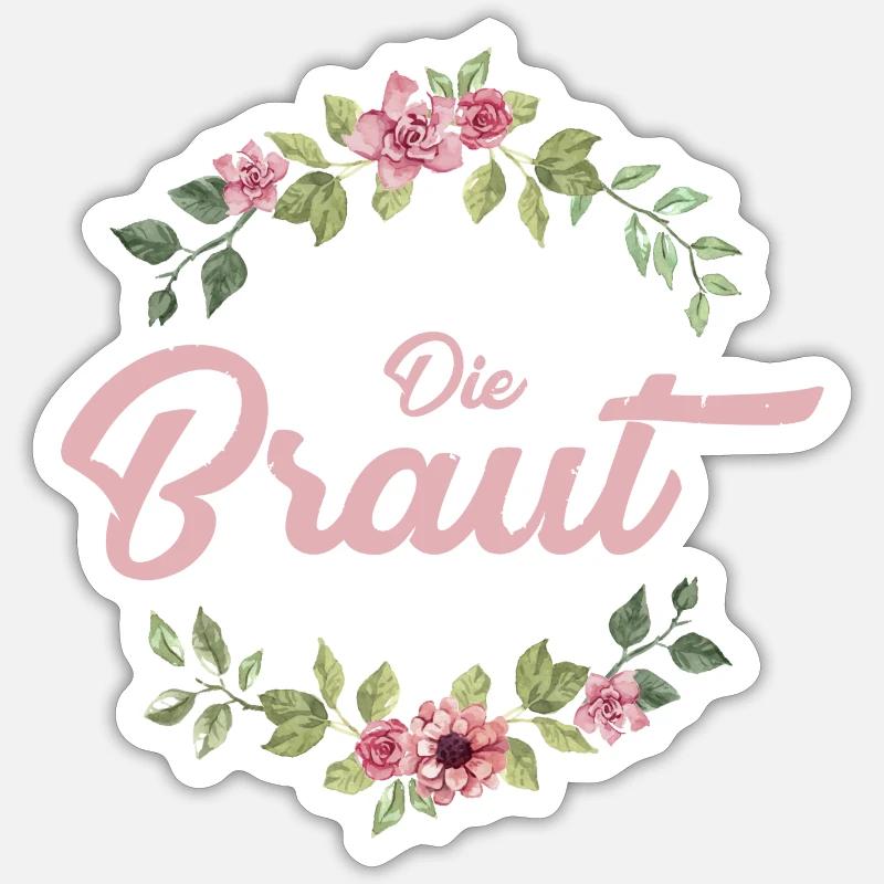 The Bride Sticker size S (10 x 10 cm)
