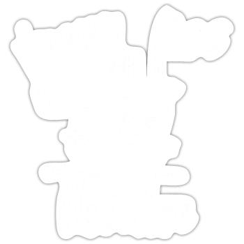 j'peux pas j'ai théâtre - Sticker taille S (10 x 10 cm) - blanc mat - Devant