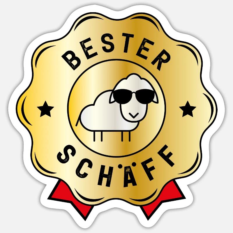 BESTER CHEF SCHÄFF BOSS Sticker Größe S (10 x 10 cm)