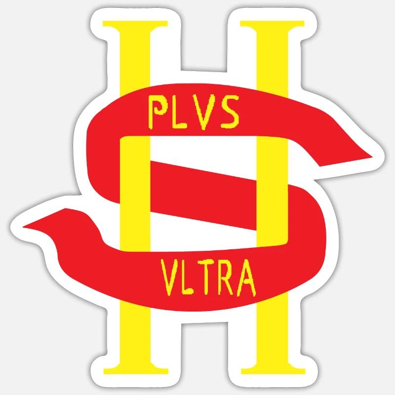 PLVS VLTRA Sticker size S (10 x 10 cm)