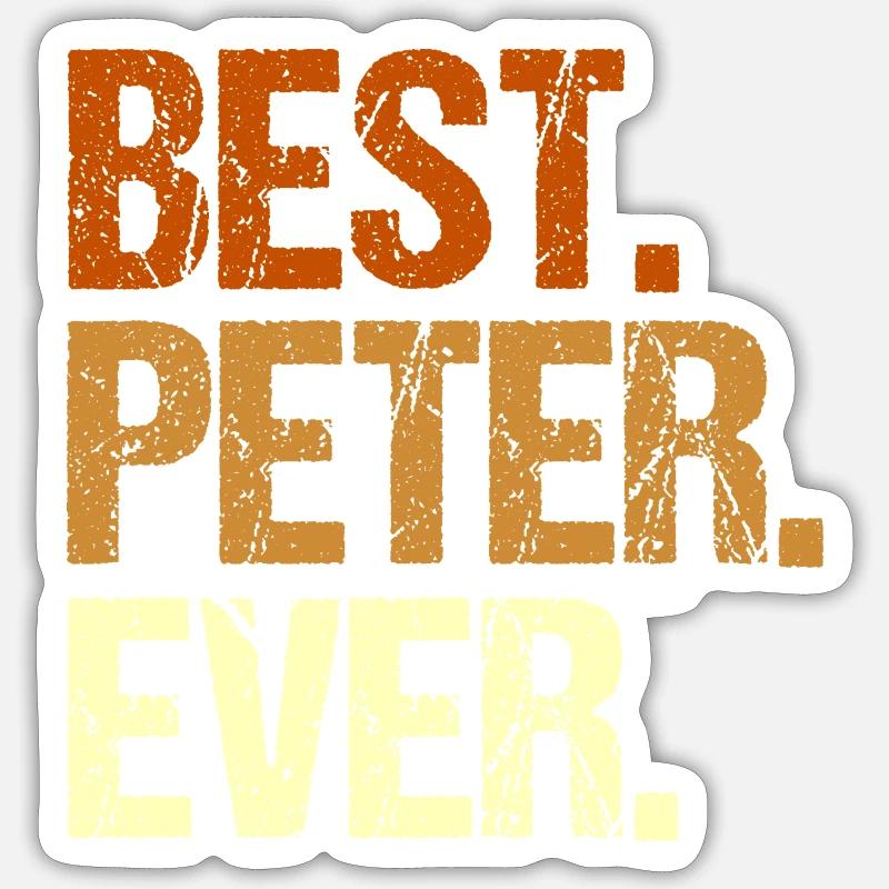 Peter Sticker size S (10 x 10 cm)
