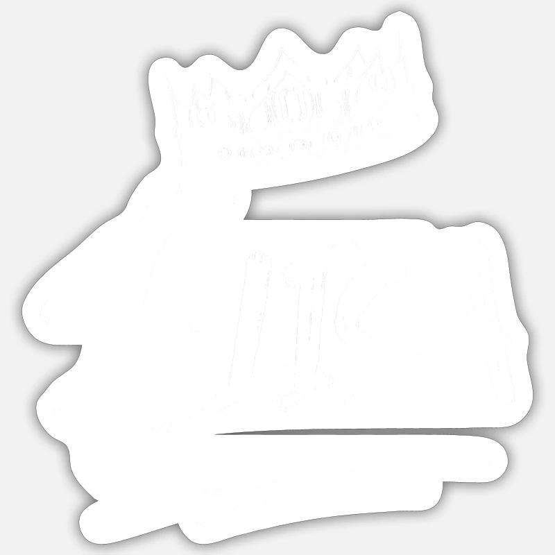 TEST ELISA - Sticker taille S (10 x 10 cm) - blanc mat