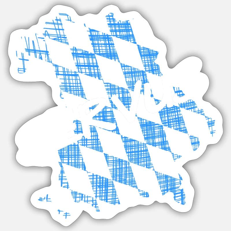 Servus Bayern Sticker Größe S (10 x 10 cm)
