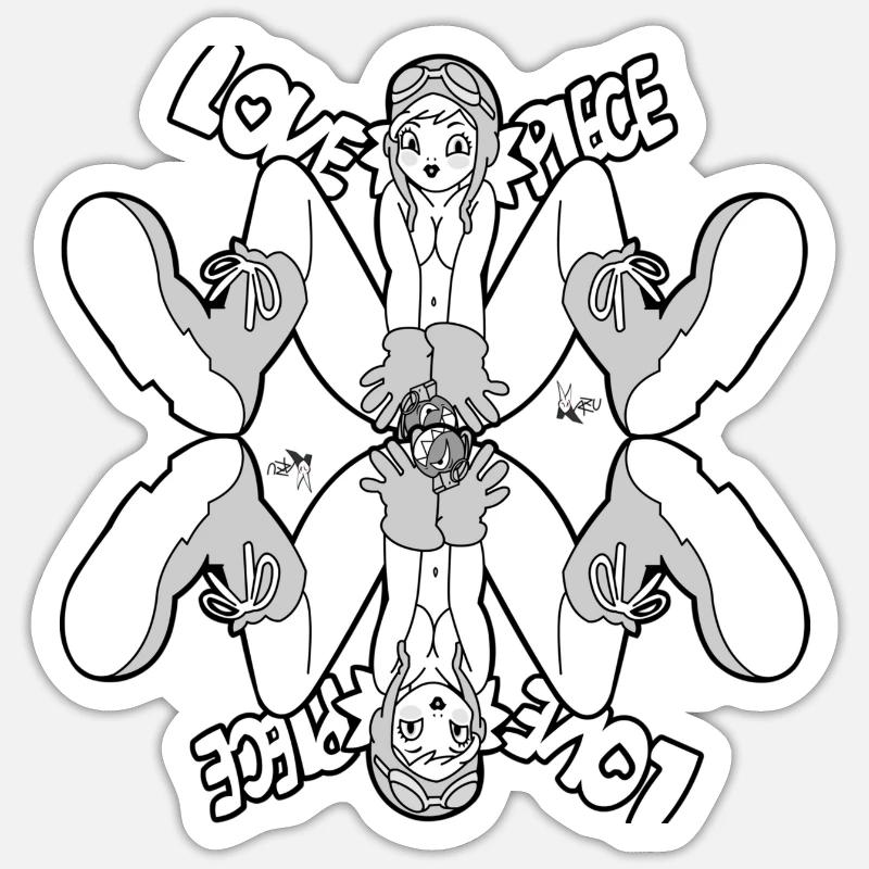 Sticker taille S (10 x 10 cm) - 