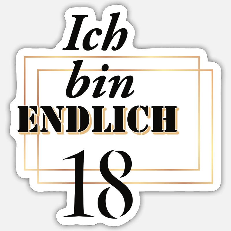 Sticker Größe S (10 x 10 cm) - 