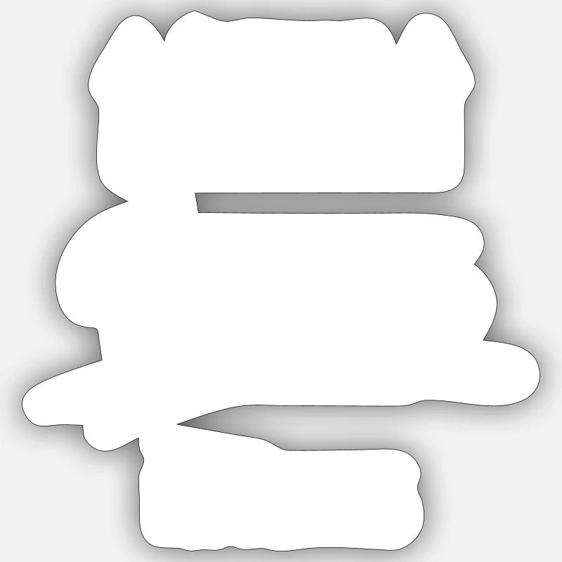 Sticker Größe S (10 x 10 cm) - 