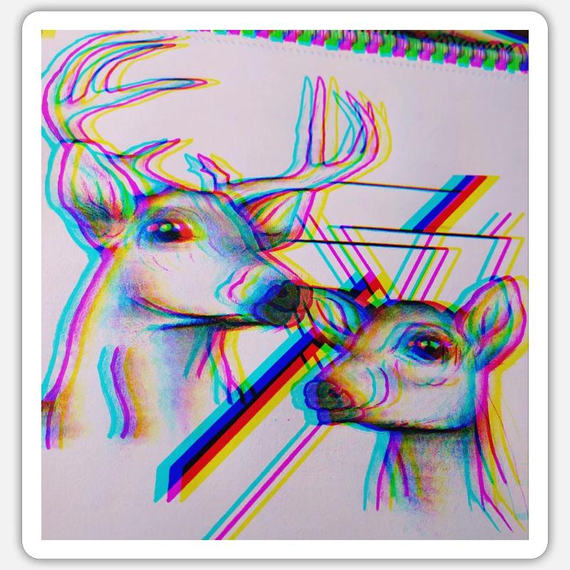 Sticker Größe S (10 x 10 cm) - 