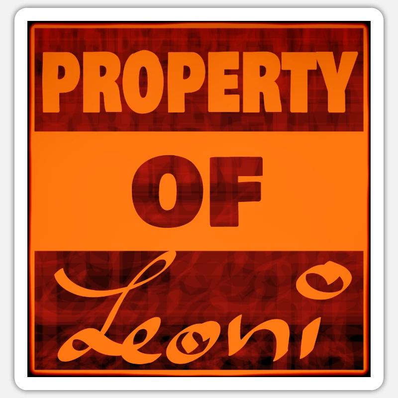 Owned by Leoni Sticker size S (10 x 10 cm)
