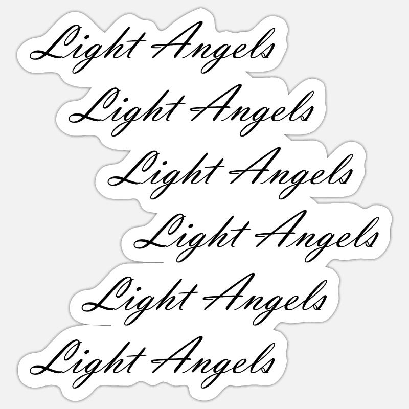 Light Angels Sticker Größe S (10 x 10 cm)