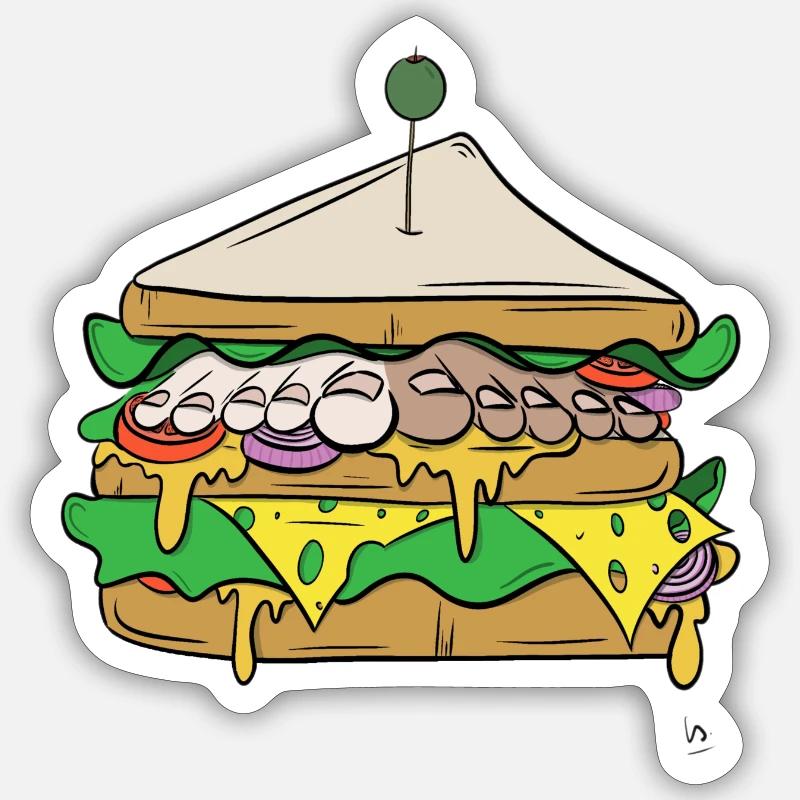 Sticker Größe S (10 x 10 cm) - 