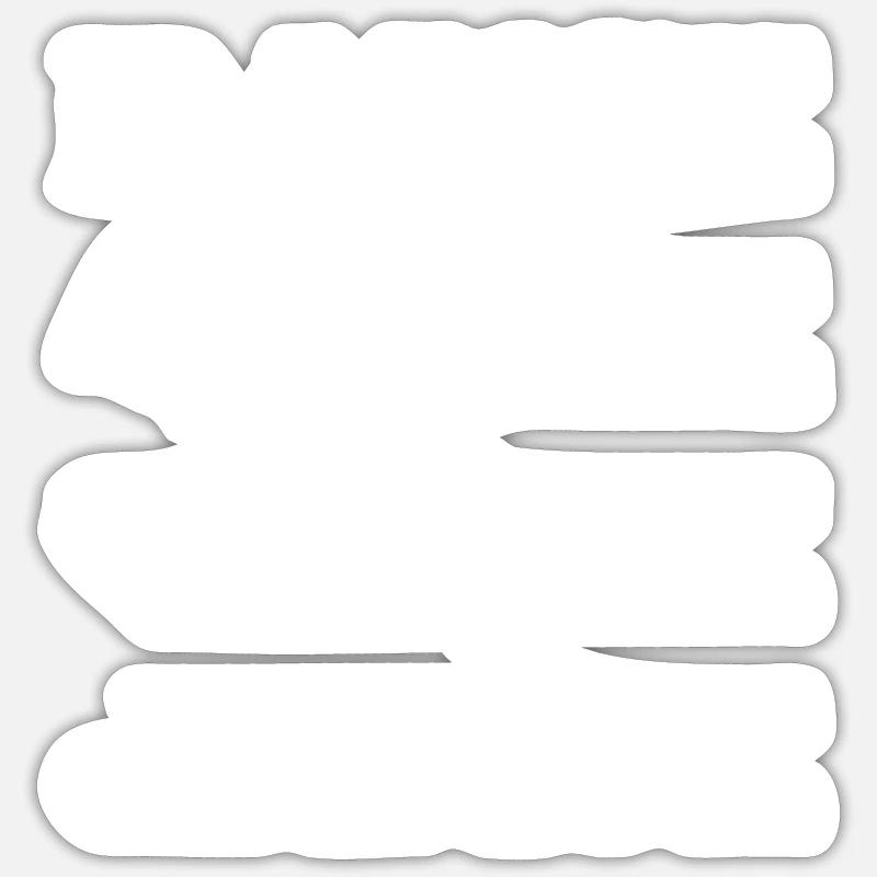 Pause Danse - Sticker taille S (10 x 10 cm) - blanc mat