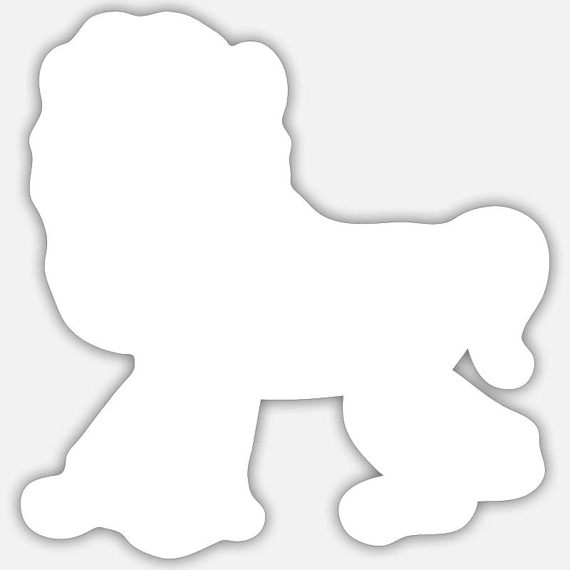 Monkey affe comic Sticker Größe S (10 x 10 cm)