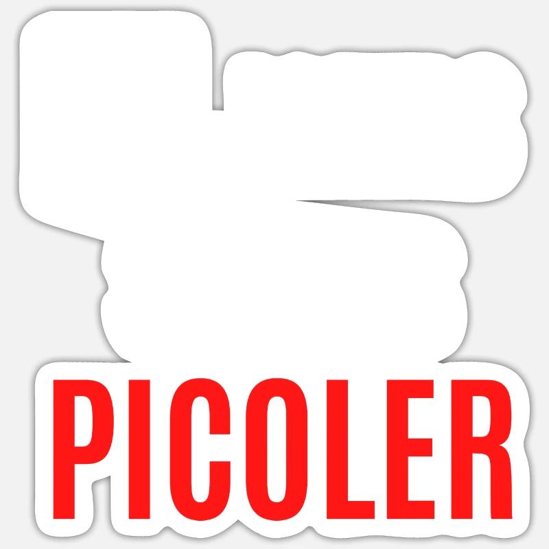 zéro jours sans picoler Sticker taille S (10 x 10 cm)