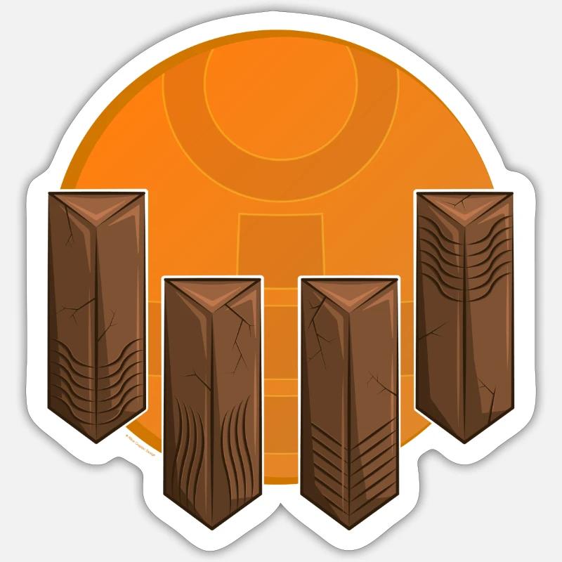The Fifth Element - Sticker taille S (10 x 10 cm) - blanc mat
