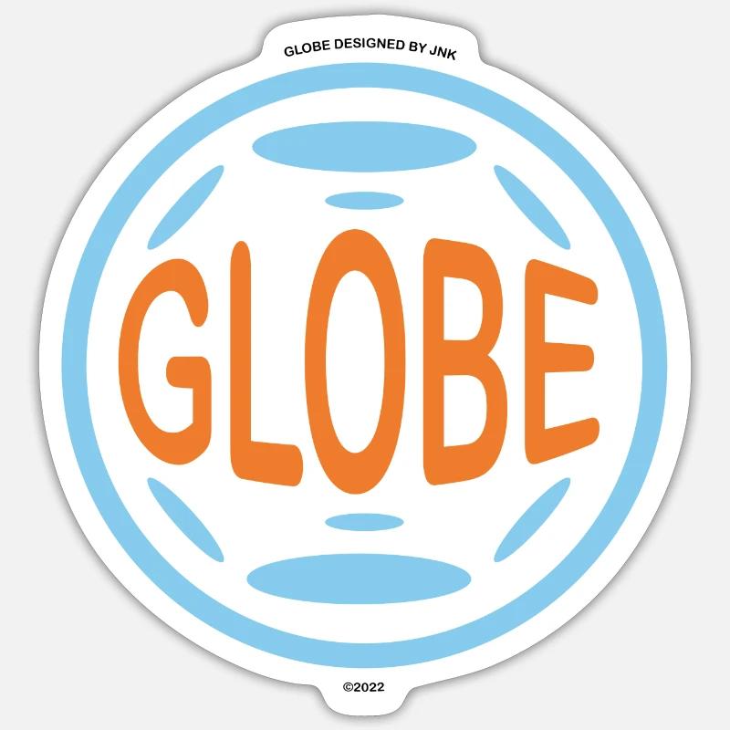 GLOBE Sticker size S (10 x 10 cm)